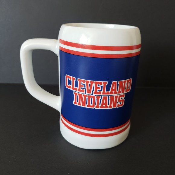 Vintage Large Cleveland Indians Old Style Mug Chief Wahoo - Picture 2 of 4